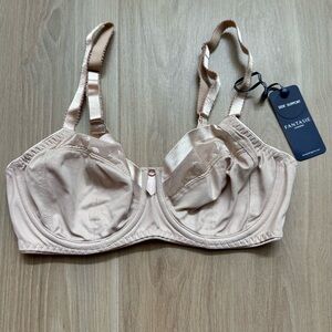 Fantasie Illusion Underwire Bra Women’s 30DD Side Support Natural Beige NEW $58